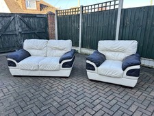 2 seater and armchair set-faux