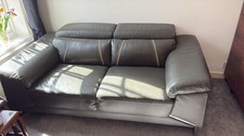 Leather 2-Seater Sofa Set