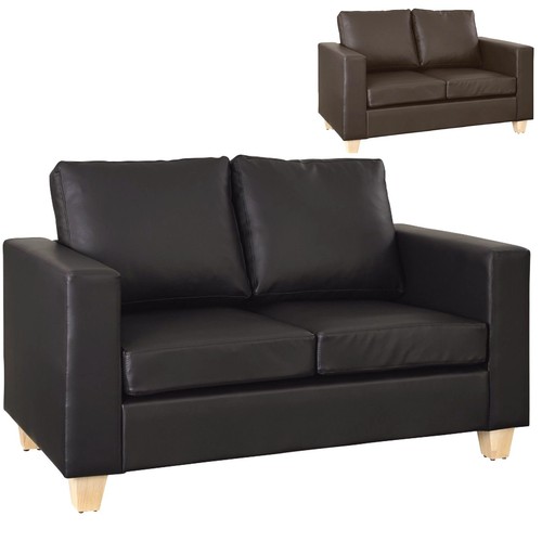 Seater sofa black brown - or,