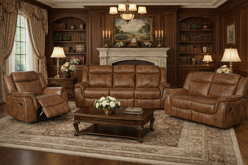 Tan brown leather - brown,