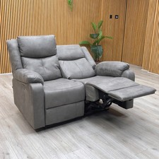 'Roma' 2 Seater Sofa Steel