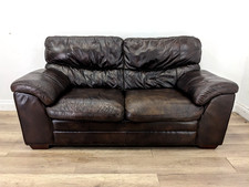 SOFA 2 Seater Brown Leather
